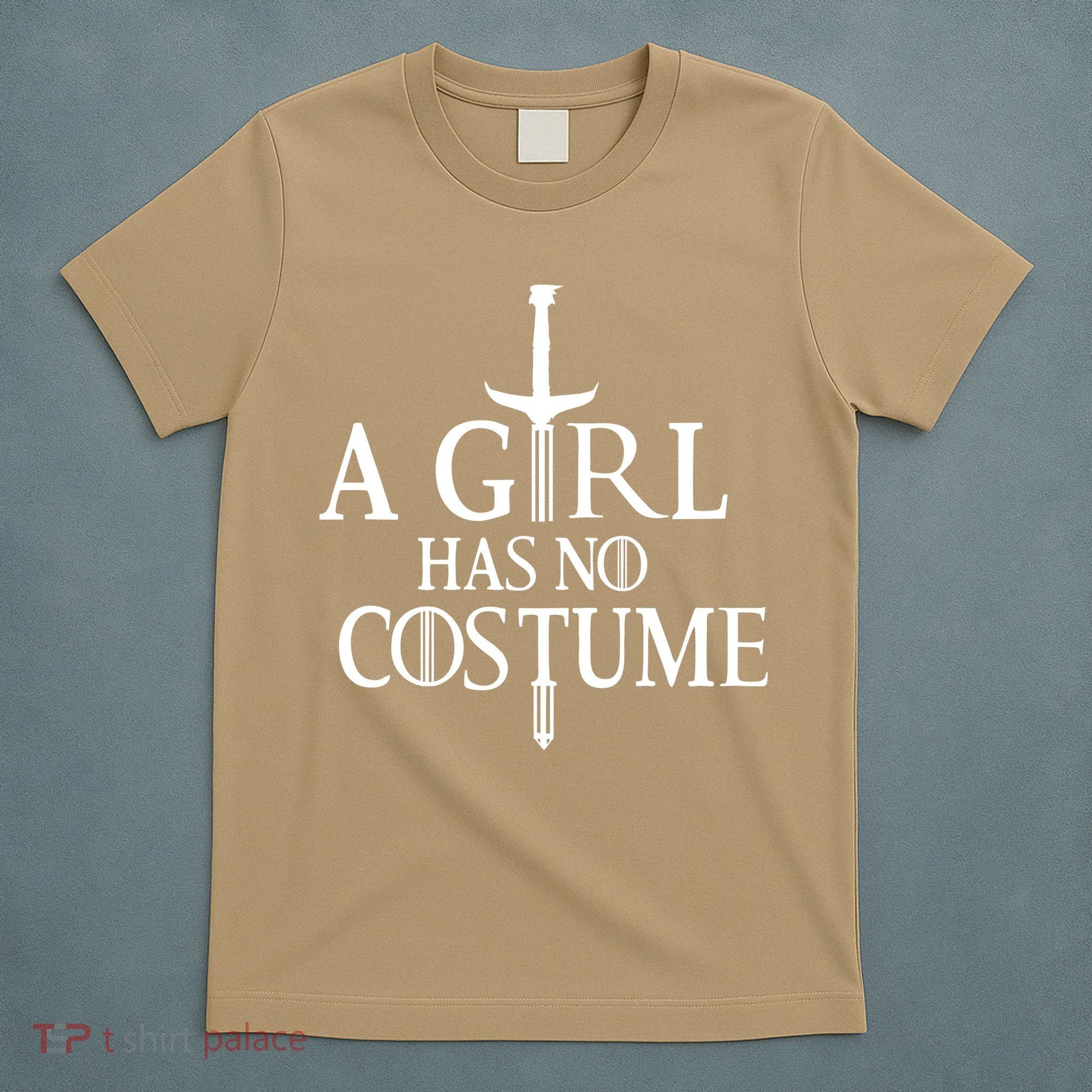 Funny Halloween, Cute Halloween, A Girl Has No Costume T-Shirt