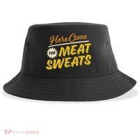 Funny Here Come The Meat Sweats Sustainable Bucket Hat thumb 0