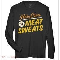 Funny Here Come The Meat Sweats Zone Performance Long-Sleeve T-Shirt thumb 0