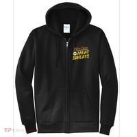 Funny Here Come The Meat Sweats Full Zip Hoodie thumb 0