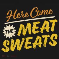 Funny Here Come The Meat Sweats Full Zip Hoodie thumb 2