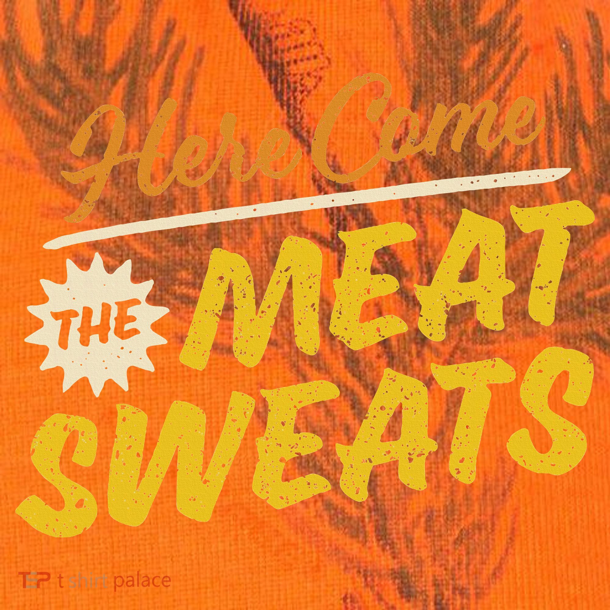 Funny Here Come The Meat Sweats Kati Licensed 12" Camo Cuffed Beanie
