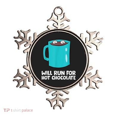 Funny Hot Chocolate Lover Will Run For Hot Chocolate Ornament