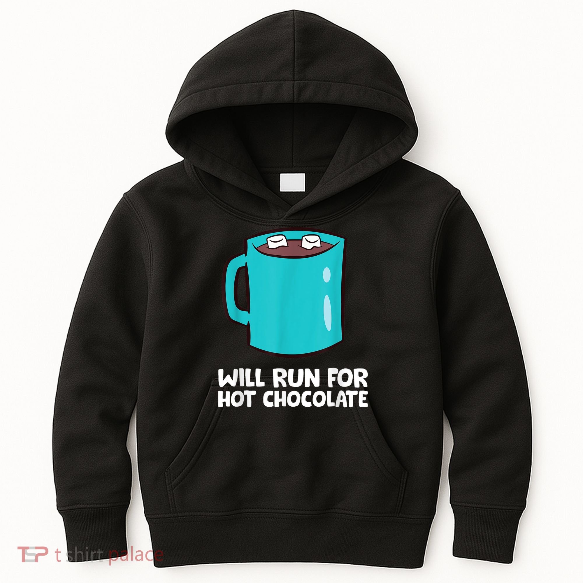 Funny Hot Chocolate Lover Will Run For Hot Chocolate Kids Hoodie