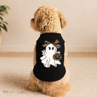 Funny Halloween Camouflage Camo Ghost Hello Hunting Season Doggie Tank thumb 2