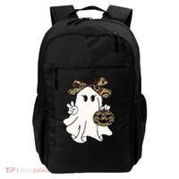 Funny Halloween Camouflage Camo Ghost Hello Hunting Season Backpack thumb 0