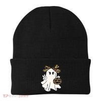 Funny Halloween Camouflage Camo Ghost Hello Hunting Season Beanie thumb 0