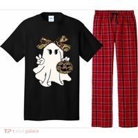 Funny Halloween Camouflage Camo Ghost Hello Hunting Season Pajama Set thumb 0