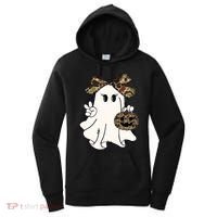 Funny Halloween Camouflage Camo Ghost Hello Hunting Season Women's Hoodie thumb 0