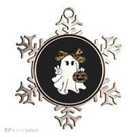 Funny Halloween Camouflage Camo Ghost Hello Hunting Season Ornament thumb 0