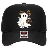 Funny Halloween Camouflage Camo Ghost Hello Hunting Season Hat thumb 0