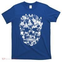 Funny Halloween Costume Skull French Bulldog Dog Lover T-Shirt thumb 0