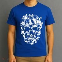 Funny Halloween Costume Skull French Bulldog Dog Lover T-Shirt thumb 3