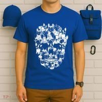 Funny Halloween Costume Skull French Bulldog Dog Lover T-Shirt thumb 6