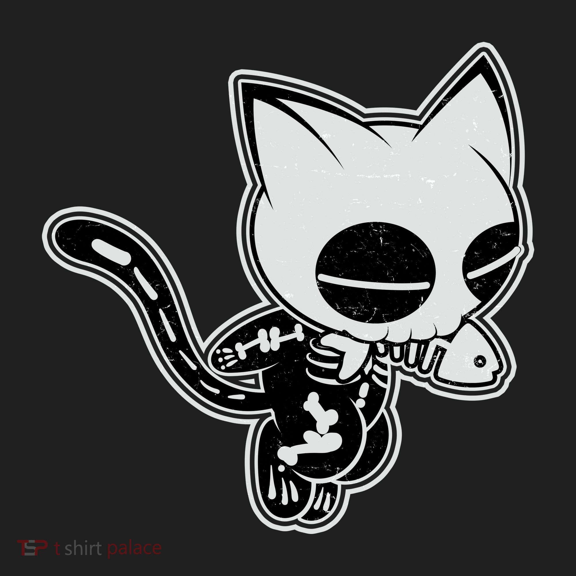 Funny Halloween Cute Ghost Skelekat Beanie