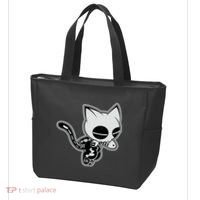 Funny Halloween Cute Ghost Skelekat Tote Bag thumb 3