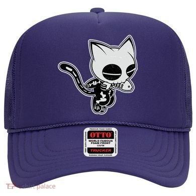 Funny Halloween Cute Ghost Skelekat Hat