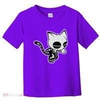 Funny Halloween Cute Ghost Skelekat Toddler T-Shirt thumb 0