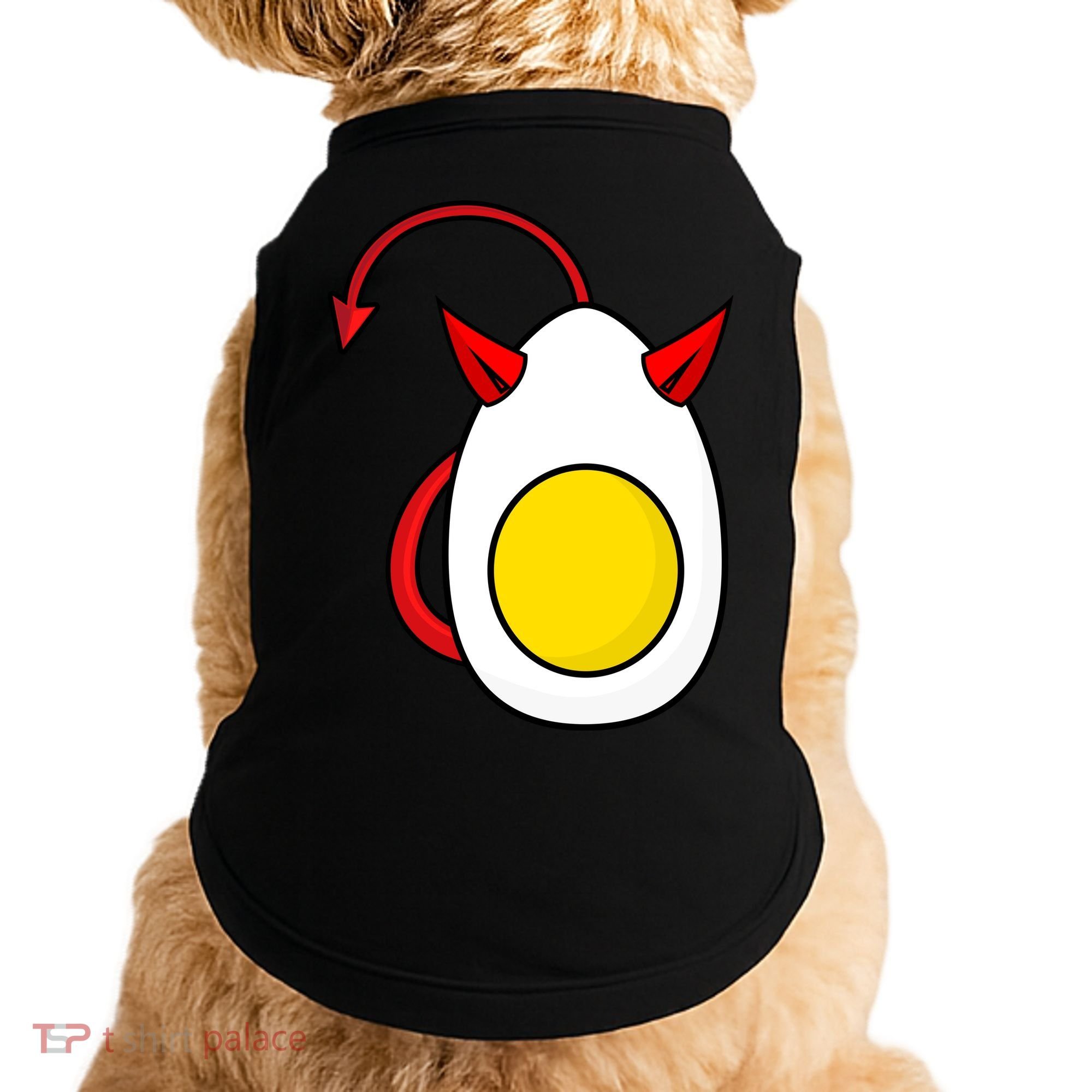 Funny Halloween, Cute Halloween, Deviled Egg Costume Doggie Tank
