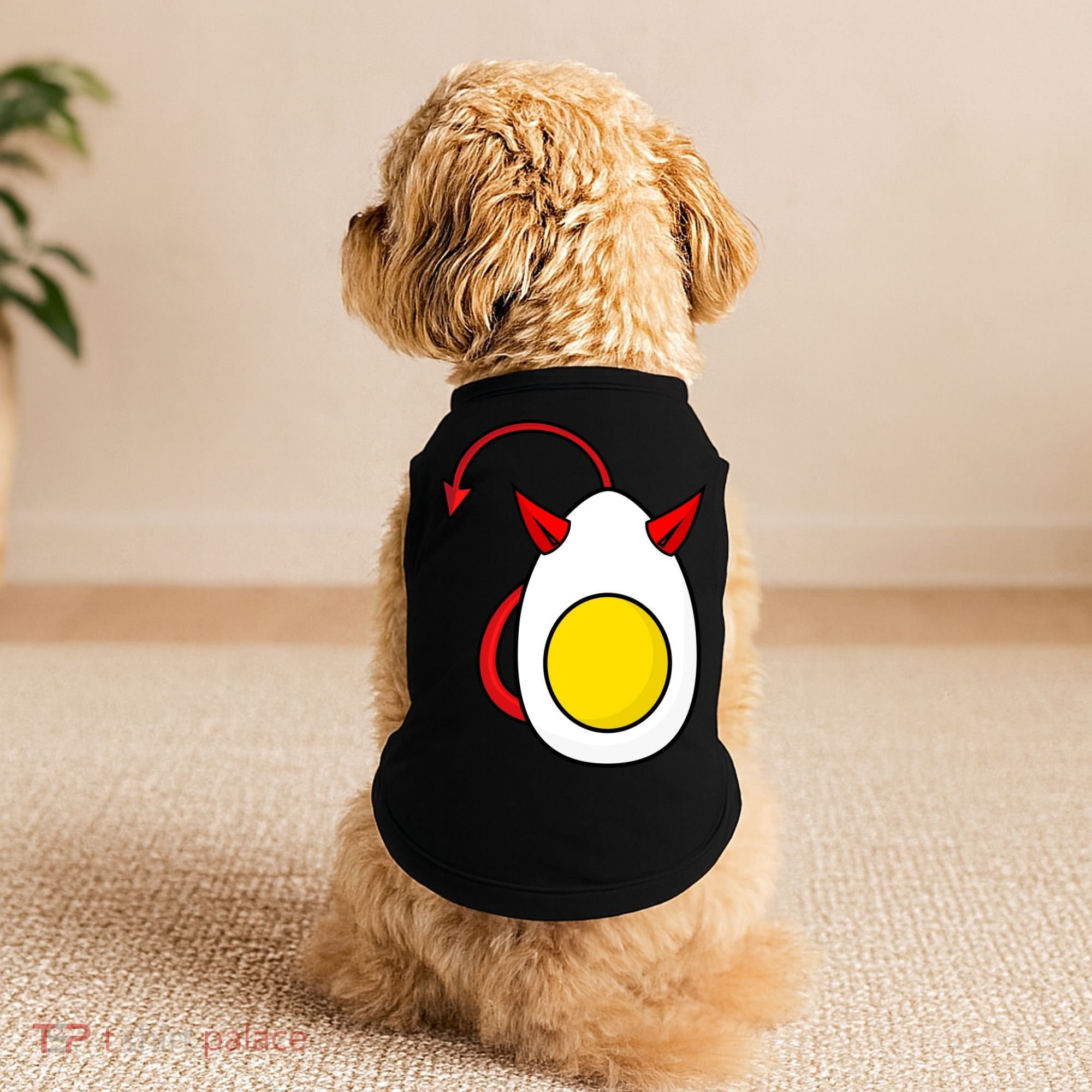 Funny Halloween, Cute Halloween, Deviled Egg Costume Doggie Tank
