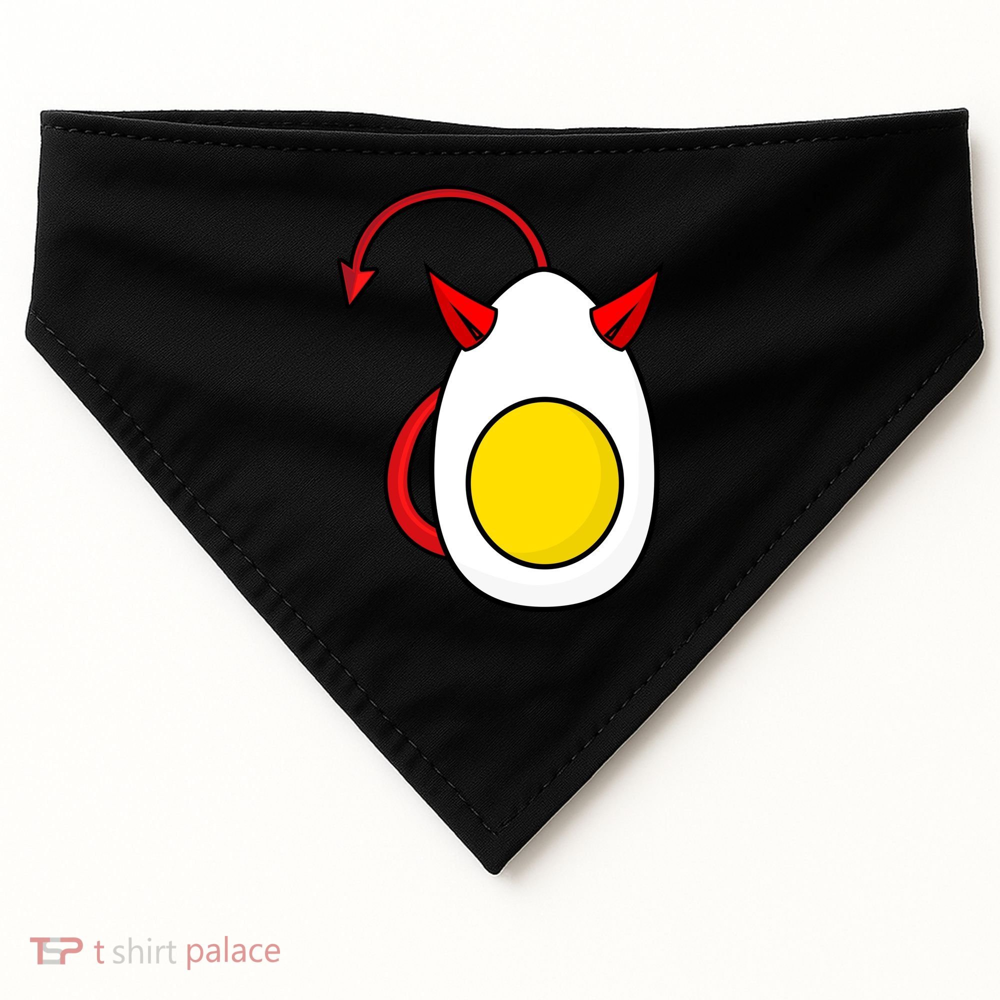 Funny Halloween, Cute Halloween, Deviled Egg Costume USA-Made Doggie Bandana
