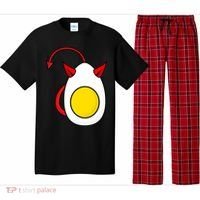 Funny Halloween, Cute Halloween, Deviled Egg Costume Pajama Set thumb 0