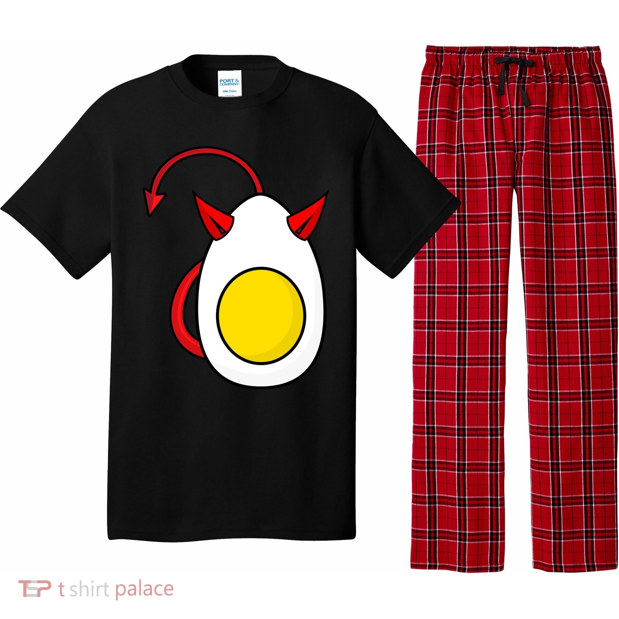 Funny Halloween, Cute Halloween, Deviled Egg Costume Pajama Set
