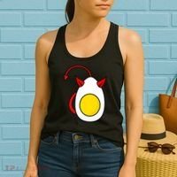 Funny Halloween, Cute Halloween, Deviled Egg Costume Women's Tank Top thumb 2