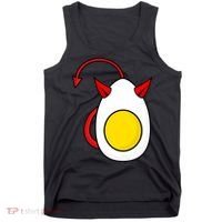 Funny Halloween, Cute Halloween, Deviled Egg Costume Tank Top thumb 0
