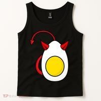 Funny Halloween, Cute Halloween, Deviled Egg Costume Tank Top thumb 2