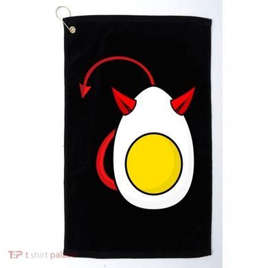Funny Halloween, Cute Halloween, Deviled Egg Costume Golf Towel