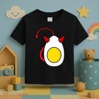 Funny Halloween, Cute Halloween, Deviled Egg Costume Toddler T-Shirt thumb 3