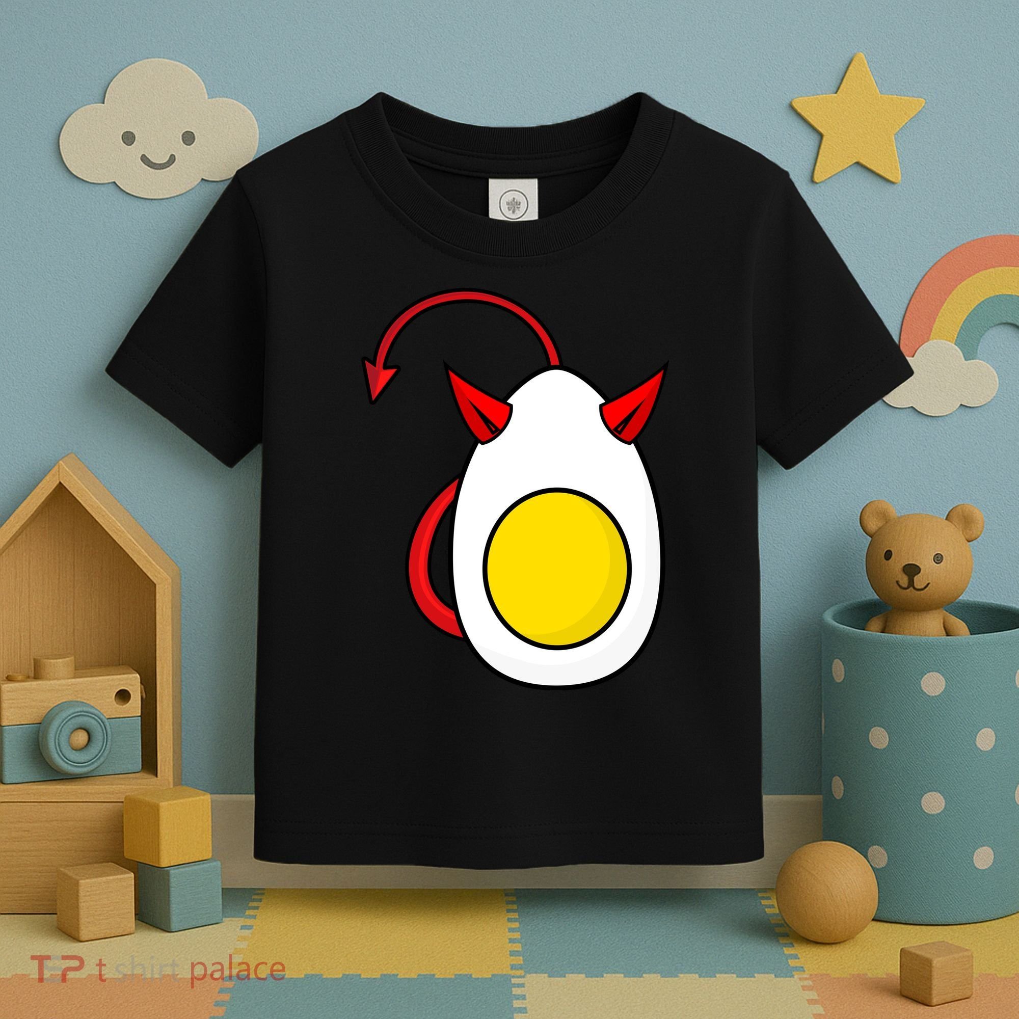 Funny Halloween, Cute Halloween, Deviled Egg Costume Toddler T-Shirt