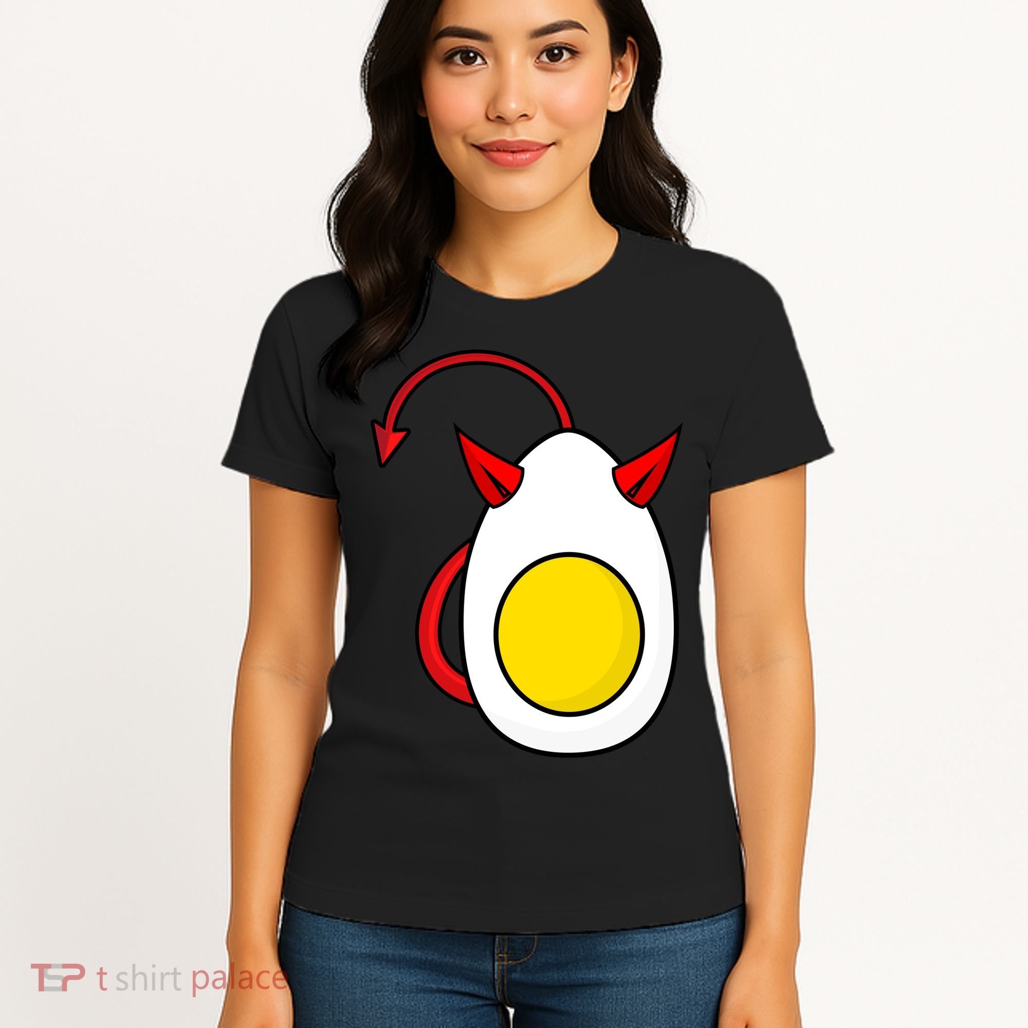 Funny Halloween, Cute Halloween, Deviled Egg Costume Women's T-Shirt