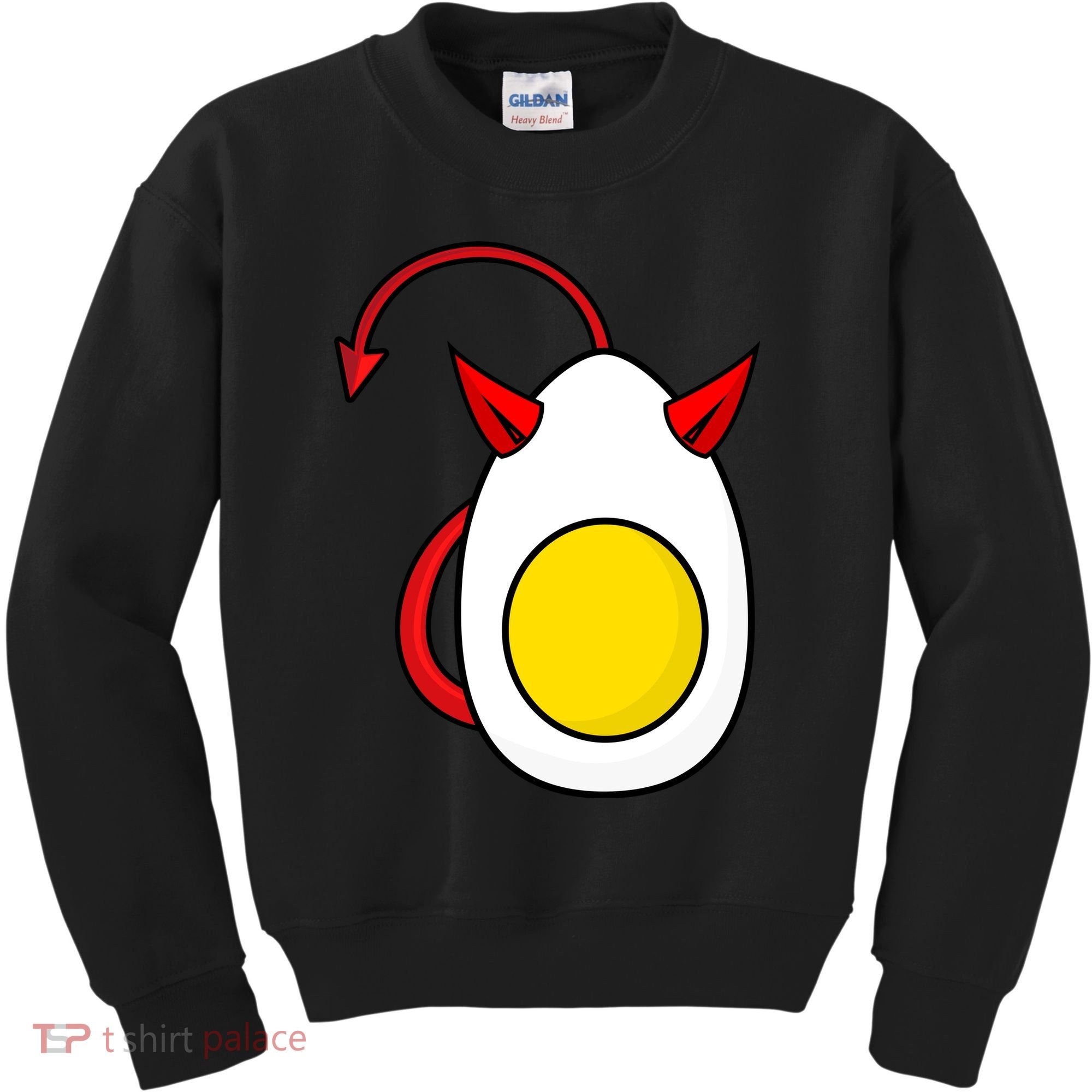 Funny Halloween, Cute Halloween, Deviled Egg Costume Kids Sweatshirt