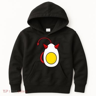 Funny Halloween, Cute Halloween, Deviled Egg Costume Kids Hoodie