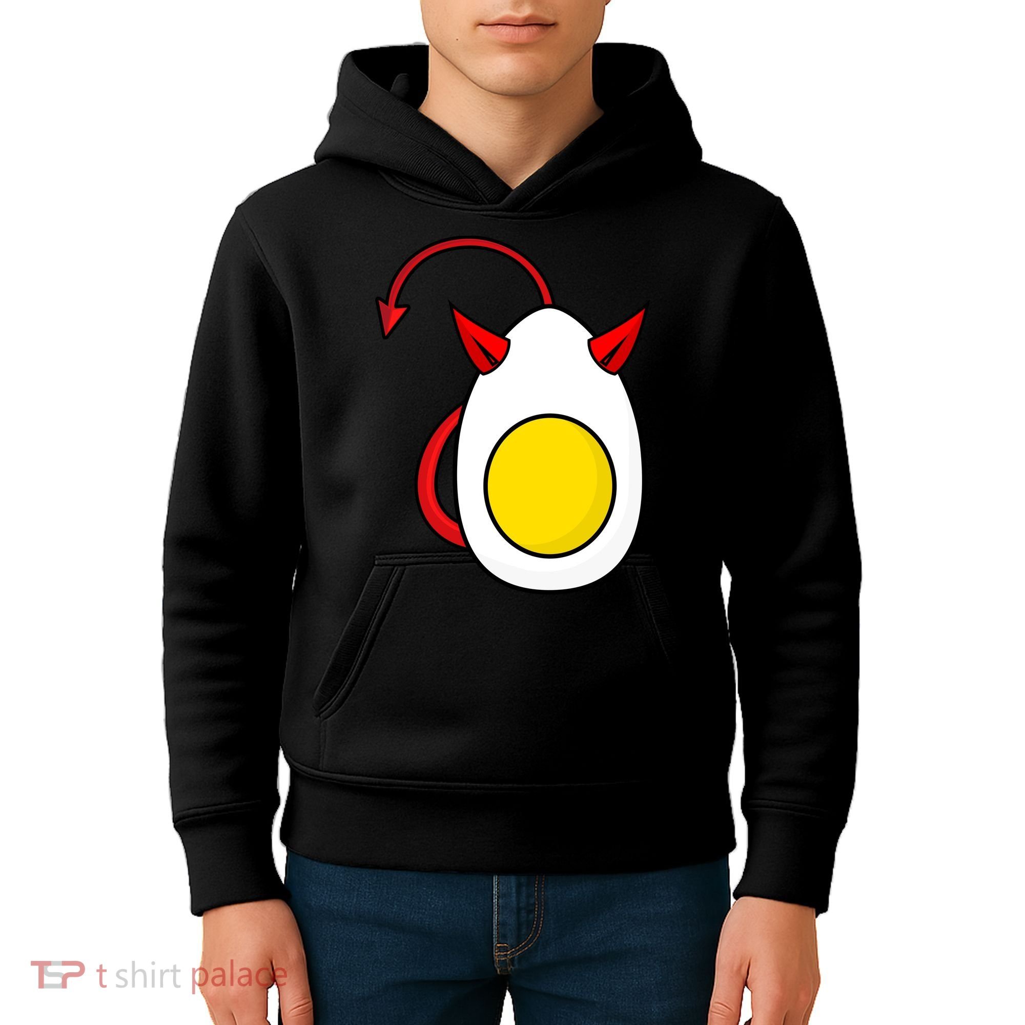 Funny Halloween, Cute Halloween, Deviled Egg Costume Kids Hoodie