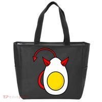 Funny Halloween, Cute Halloween, Deviled Egg Costume Tote Bag thumb 0
