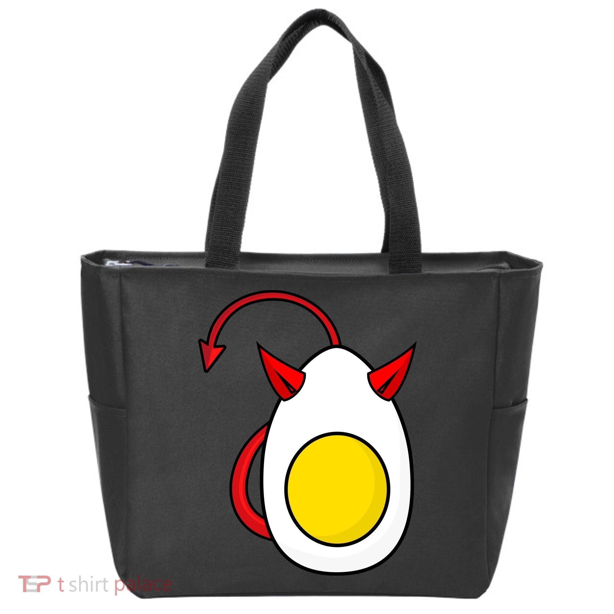 Funny Halloween, Cute Halloween, Deviled Egg Costume Tote Bag