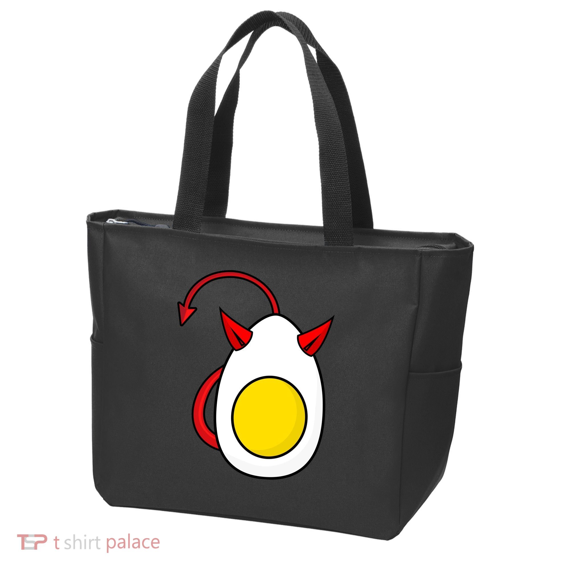 Funny Halloween, Cute Halloween, Deviled Egg Costume Tote Bag