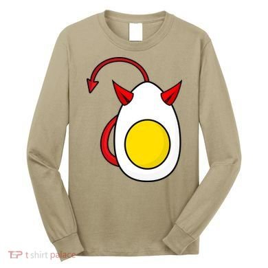 Funny Halloween, Cute Halloween, Deviled Egg Costume Long Sleeve Shirt