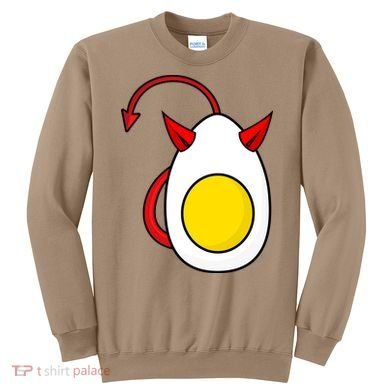 Funny Halloween, Cute Halloween, Deviled Egg Costume Sweatshirt