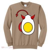 Funny Halloween, Cute Halloween, Deviled Egg Costume Sweatshirt thumb 0