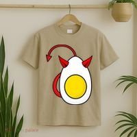 Funny Halloween, Cute Halloween, Deviled Egg Costume T-Shirt thumb 2