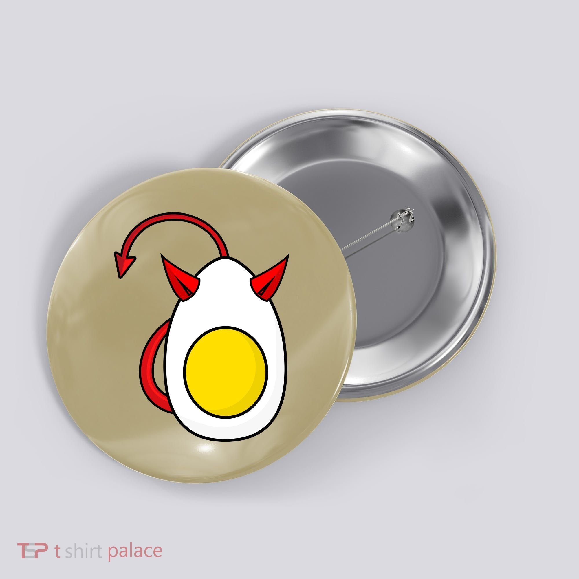 Funny Halloween, Cute Halloween, Deviled Egg Costume Button