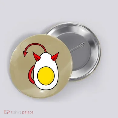 Funny Halloween, Cute Halloween, Deviled Egg Costume Button