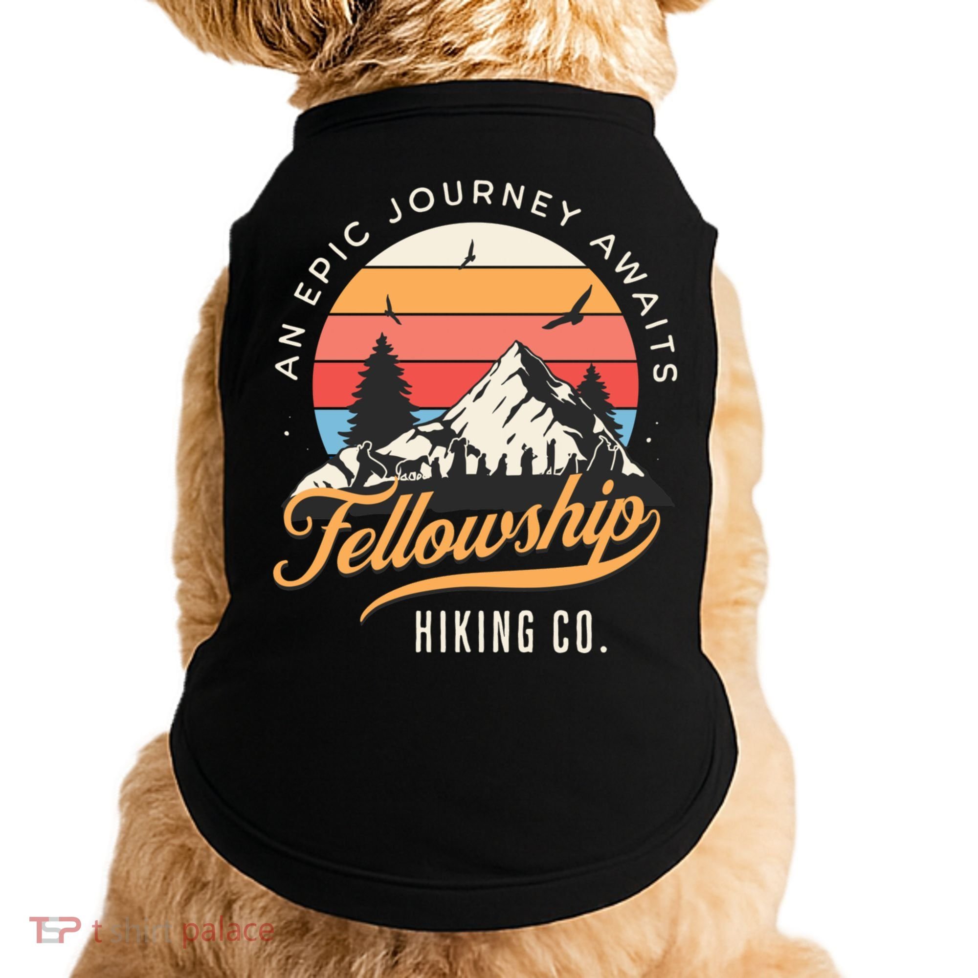 Fellowship Hiking Co An Epic Journey Awaits Black Fantasy Doggie Tank