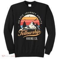 Fellowship Hiking Co An Epic Journey Awaits Black Fantasy Sweatshirt thumb 0