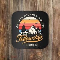 Fellowship Hiking Co An Epic Journey Awaits Black Fantasy Coaster thumb 0