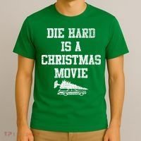Funny Hard Chrismtas Movie Vintage Retro T-Shirt thumb 3